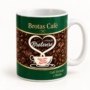 caneca coracao verde web