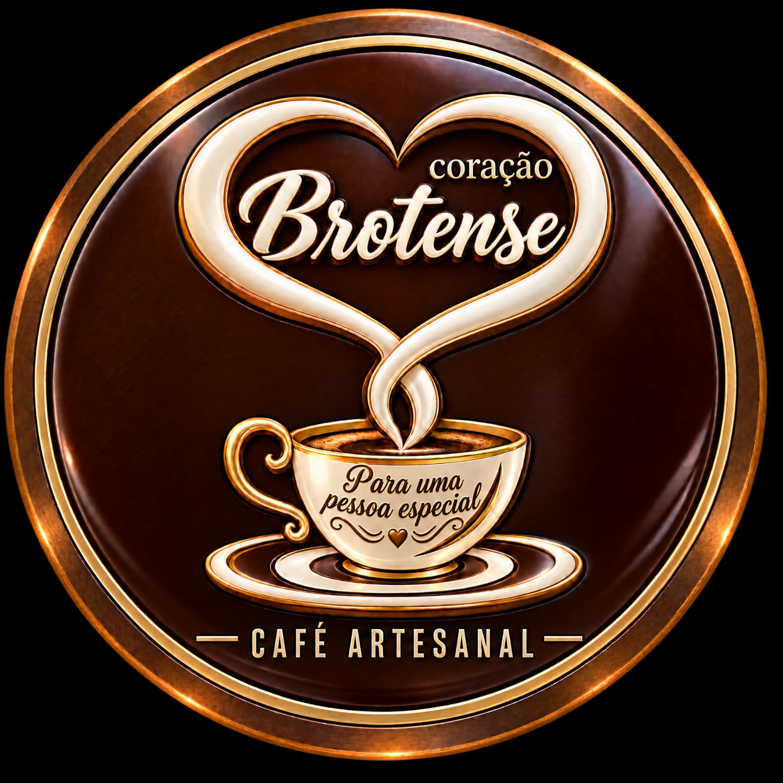 Coração Brotense, café artesanal da Brotas Café